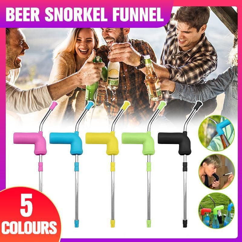 Beer Snorkel Funnel Bong Bucks Hens House Party Games Drinking - Green