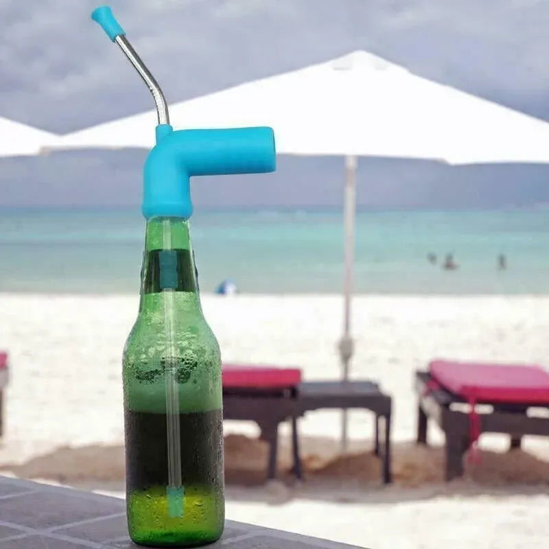 Beer Snorkel Funnel Bong Bucks Hens House Party Games Drinking - Green