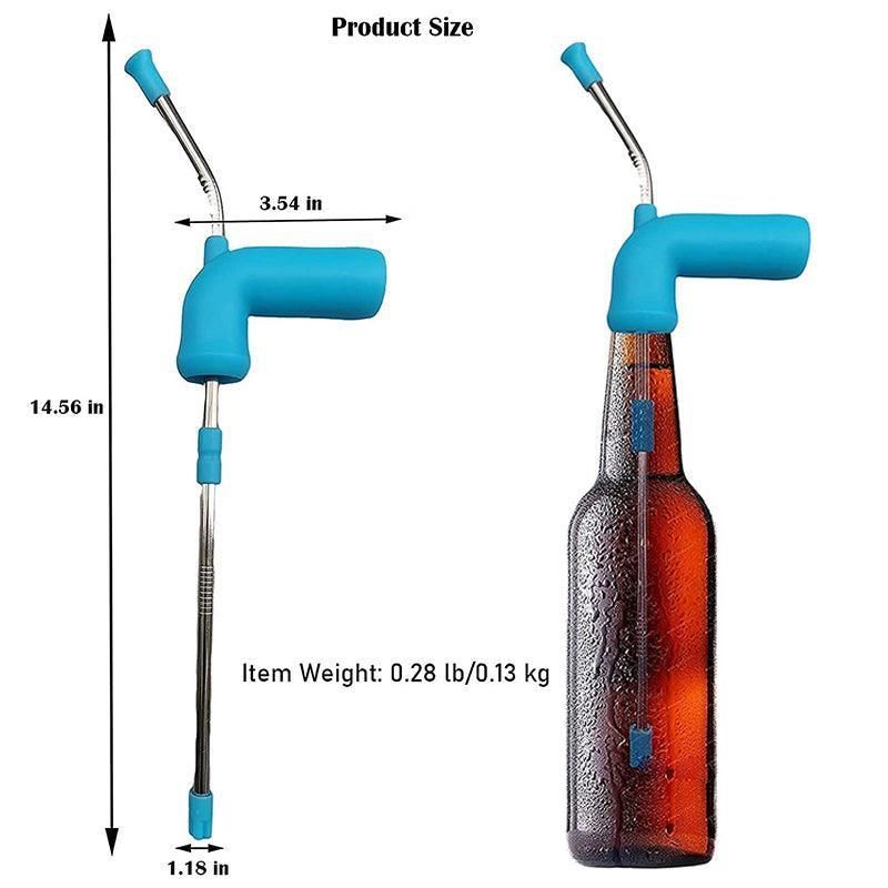 Beer Snorkel Funnel Bong Bucks Hens House Party Games Drinking - Yellow