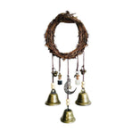 Wall Hanging Bohemian Door Handle Decoration Witch Bells for Home Festival Decor