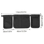 Gardening Apron Half-length Waist Bag Tool Work Clothes Adjustable Short Apron