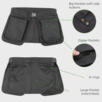 Gardening Apron Half-length Waist Bag Tool Work Clothes Adjustable Short Apron