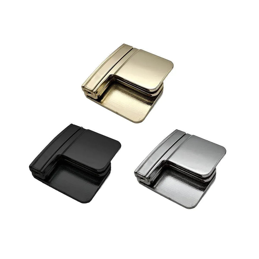 Folding Multipurpose Belt Clip Adjustable Buckle for Pants Belts and Accessories - Black