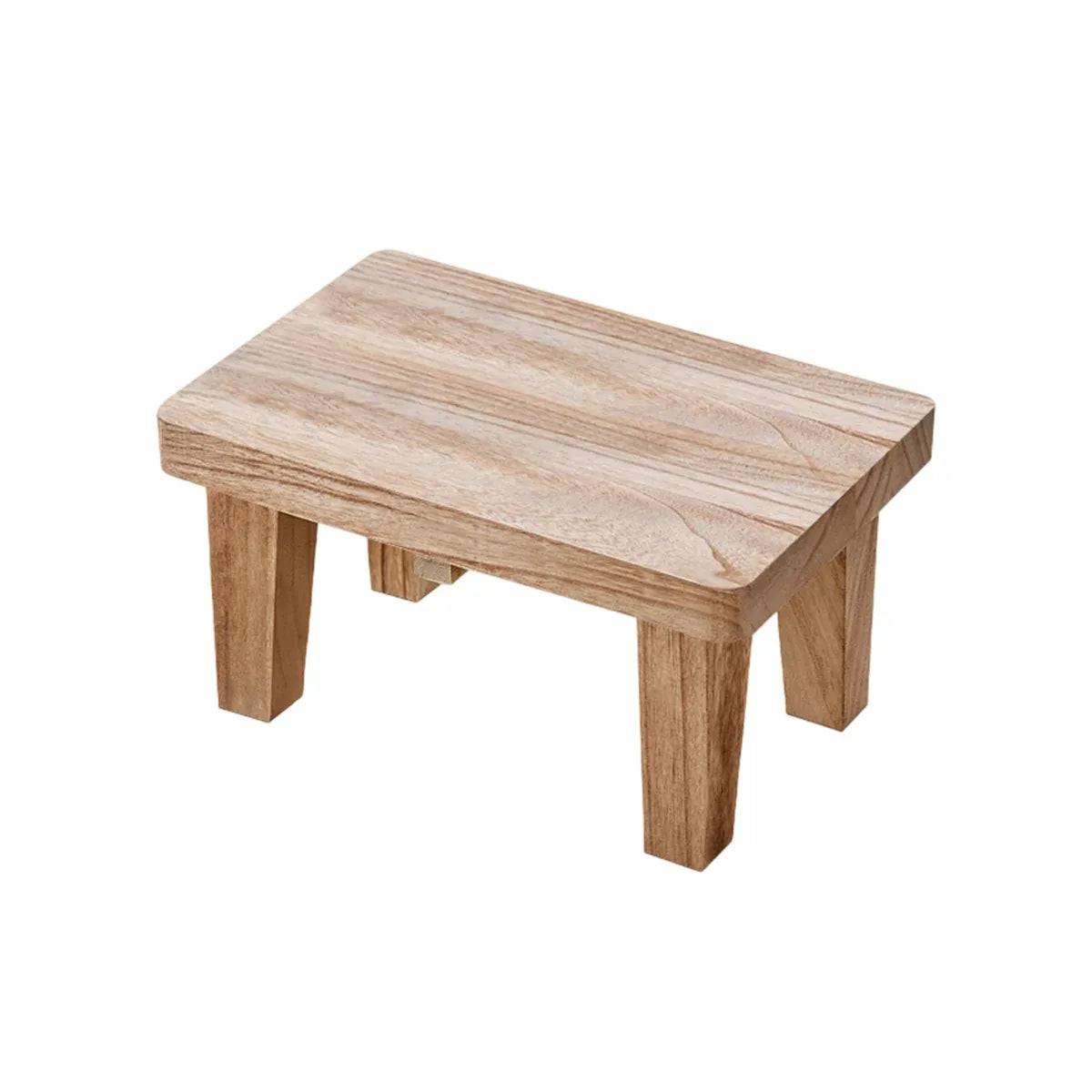 Solid Wood Small Bench Low Stool Shoe Bench Living Room Sturdy