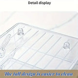 Double Tier Drinks Organiser Drawer Shelf Storage Rack Beverage Dispenser Holder - Rear View