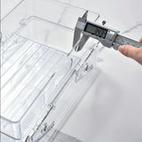 Double Tier Drinks Organiser Drawer Shelf Storage Rack Beverage Dispenser Holder - Low Angle