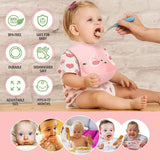 Baby Feeding Bib Apron Smock Silicon Waterproof Easy Clean 0-6 Kid Toddler Pouch