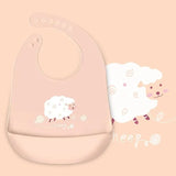 Baby Feeding Bib Apron Smock Silicon Waterproof Easy Clean 0-6 Kid Toddler Pouch - Extra Image