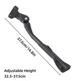 Mountain Bike Foot Support Stand Pedal Support for Bicycle Repair Maintenance - Three-hole model - Side View