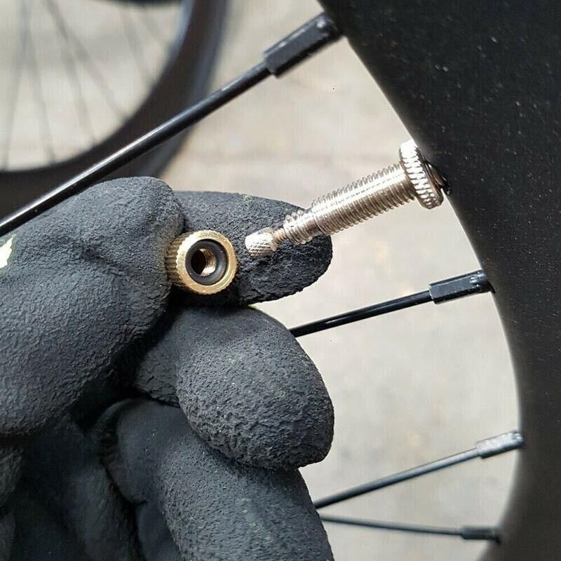 Bicycle Pump Adapters Converter Presta To Schrader Bike Valve Tyre Connector Au - 6PCS
