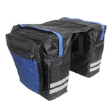 Bicycle Rear Rack Pannier Bags Double Side Water-Resistant Cycling Storage Bag - Front View