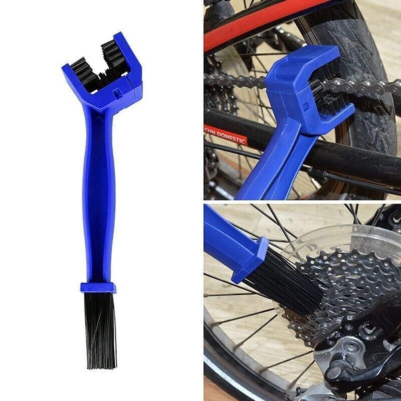 Bicycle Chain Cleaner Bike Wash Tool Cycling Scrubber Wheel Cleaning Brushes