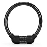 4 Digit Combination Bike Cable Lock Anti Theft for Bicycle Scooter - Front View