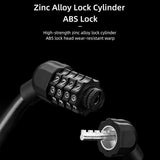 4 Digit Combination Bike Cable Lock Anti Theft for Bicycle Scooter