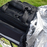 Rear Bike Rack Trunk Bag MTB Bicycle Tail Carrier Pannier with Reflective Strip - Extra Image