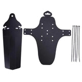 Mountain Bike Mud Guard Set Lightweight Front and Rear Fenders for MTB Bicycle - Front View