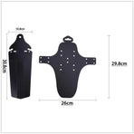 Mountain Bike Mud Guard Set Lightweight Front and Rear Fenders for MTB Bicycle
