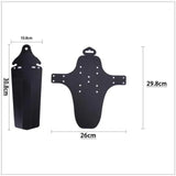 Mountain Bike Mud Guard Set Lightweight Front and Rear Fenders for MTB Bicycle - Side View