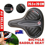 Wide Big Bum Bike Bicycle Gel Cruiser Comfort Saddle Seat Sporty Soft Cushion Au