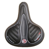 Wide Big Bum Bike Bicycle Gel Cruiser Comfort Saddle Seat Sporty Soft Cushion Au - Front View