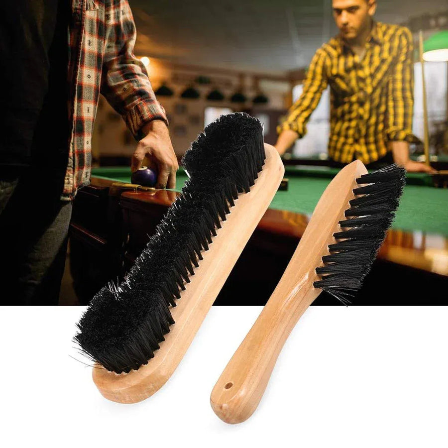 2PCS Brush Rail Brush Set Billiard Table Cleaning Kit Pool Table Corner Brush