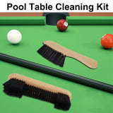 2PCS Brush Rail Brush Set Billiard Table Cleaning Kit Pool Table Corner Brush - Extra Image
