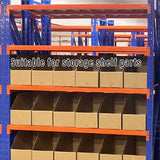 10pcs Slanted Display Boxes for Sorting Organising Storage Containers Organizer - 60cm x 30cm x 20cm - 45-Degree Angle