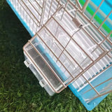 Bird Cage Feeder Hanging Clear Plastic Anti Spill with Hook - Extra Image