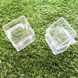 Bird Cage Feeder Hanging Clear Plastic Anti Spill with Hook - Extra Image