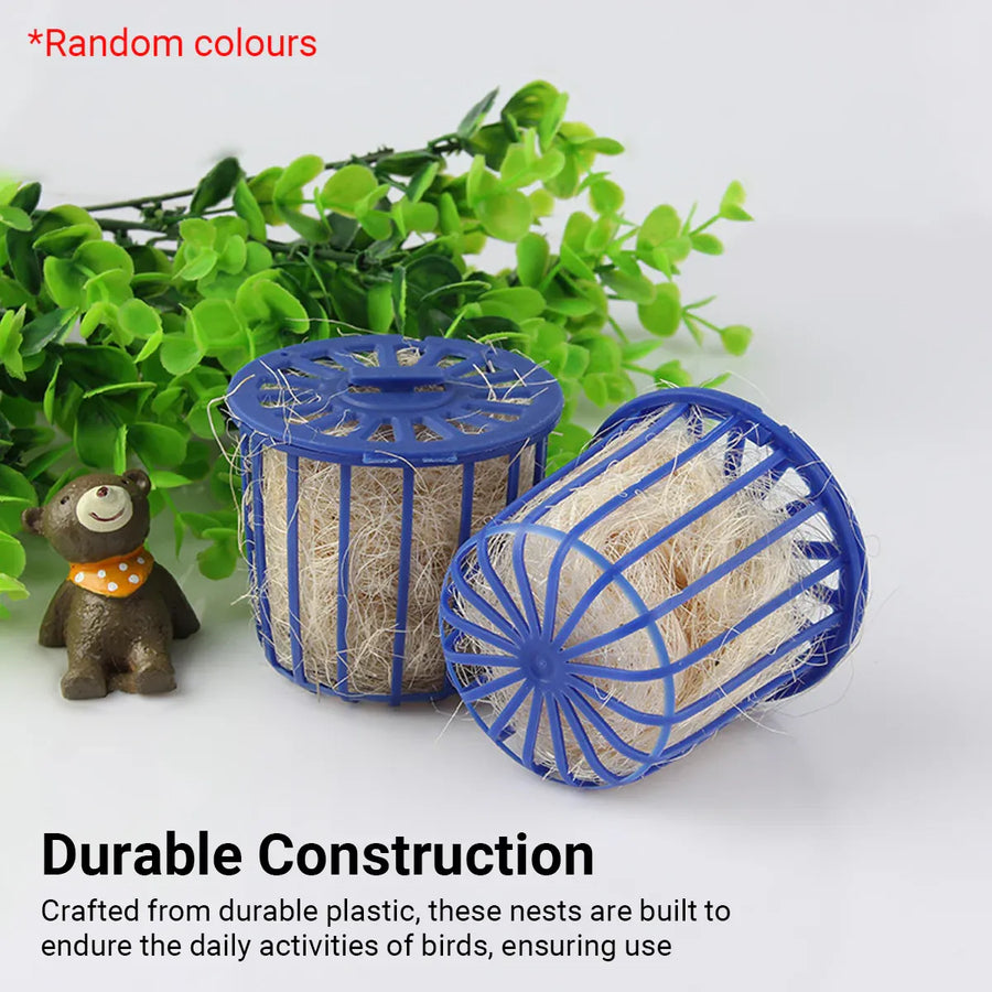 Multifunctional Bird Nest Durable Space Saving Nest for Small Medium Parakeets