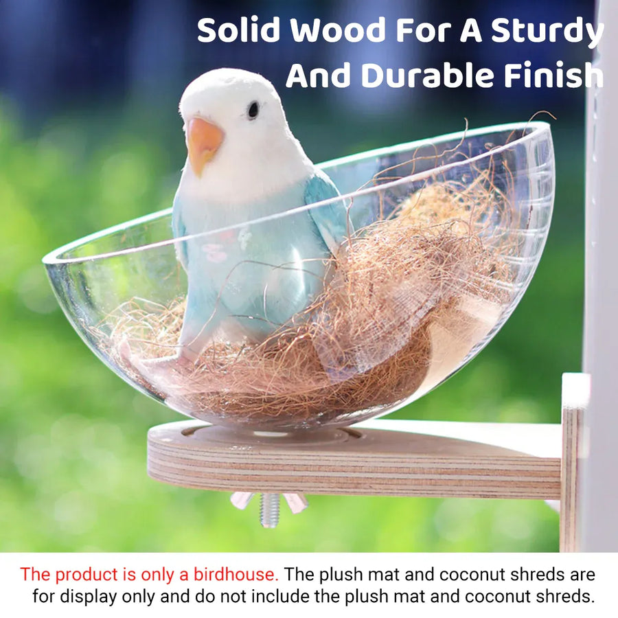 Parrot Rest Bird Nest Breathable for Small Parrots Comfortable Washable Durable - Swing Style