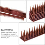 12Pcs Bird Spikes Cat Possum Mouse Pest Control Spiked Fence Wall Deterrent Long