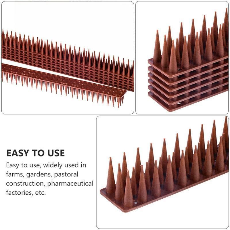 12Pcs Bird Spikes Cat Possum Mouse Pest Control Spiked Fence Wall Deterrent Long