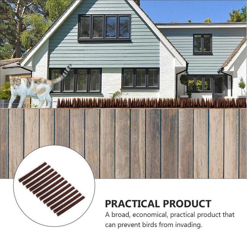 12Pcs Bird Spikes Cat Possum Mouse Pest Control Spiked Fence Wall Deterrent Long