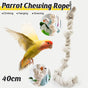 Parrot Chewing Climbing Rope Toy for Birds Cage Interactive Perch Play Equipment
