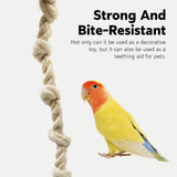 Parrot Chewing Climbing Rope Toy for Birds Cage Interactive Perch Play Equipment - Rear View