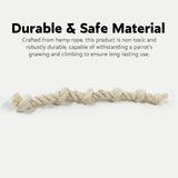Parrot Chewing Climbing Rope Toy for Birds Cage Interactive Perch Play Equipment - Extra Image
