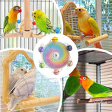 Parrot Interactive Educational Enrichment Toy Bird Play Activity - Rear View