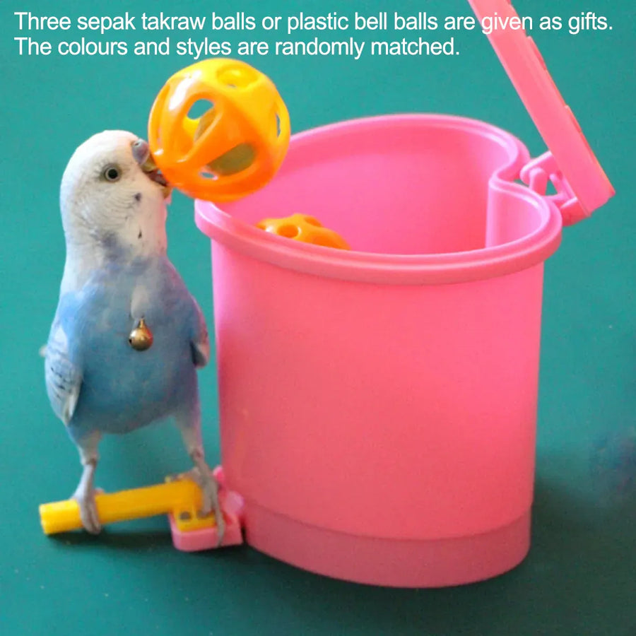 Parrot Educational Toys Bird Chew Toys Training Toy Colorful Interactive Playset