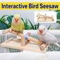 Interactive Bird Seesaw for Small Medium Birds Cage Toy Training Play Equipment