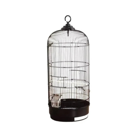 Round Bird Cage Metal Cage Large Pet Birdcage Indoor Outdoor Parrot, image 2