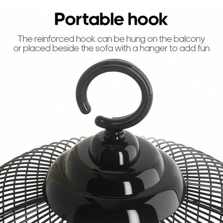 Round Bird Cage Metal Cage Large Pet Birdcage Indoor Outdoor Parrot, image 9