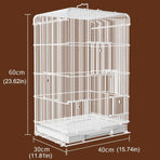 Large Parrot Birdcage with Stand for Birds Play Area Pet Habitat Flight Cage
