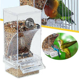 No Mess Bowl Auto Cage Bird Feeder Cup Automatic Parrot Canary Small Cockatiel - Low Angle