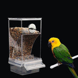 No Mess Bowl Auto Cage Bird Feeder Cup Automatic Parrot Canary Small Cockatiel - Extra Image