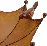 Metal Home Decoration Garden Umbrella Bird Bath Feeder Bird Trough Bird Feeders - Extra Image