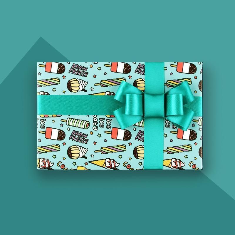 20pcs Cute Animal Cartoon Gift Wrapping Paper for Toys Bookskin and Crafts - Cute smiley face-20PCS