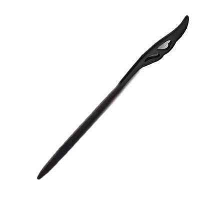 Retro Wooden Carved Hair Sticks Women Hairpin Barrette Chopsticks Accessories - B