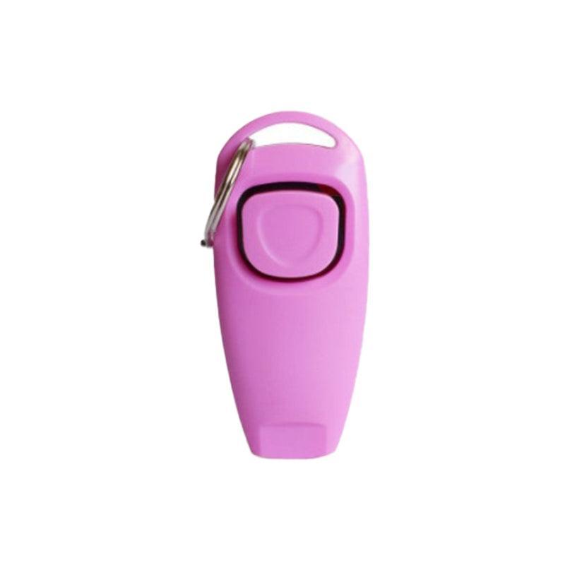 Dog Whistle and Clicker Set for Training Stop Barking Obedience Tool Combo - Blue