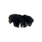 Oversized Polka Dot Lace Hair Bands Hairband Girls Ponytail Tie Elastic Hair - Black-L